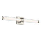 KICHLER 55238NILED Laurene 26.5" Linear Bath Bar Medium Led With Clear Glass In Brushed Nickel