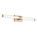 KICHLER 55239CPZLED Laurene 31" Linear Bath Bar Large Led With Clear Glass In Champagne Bronze