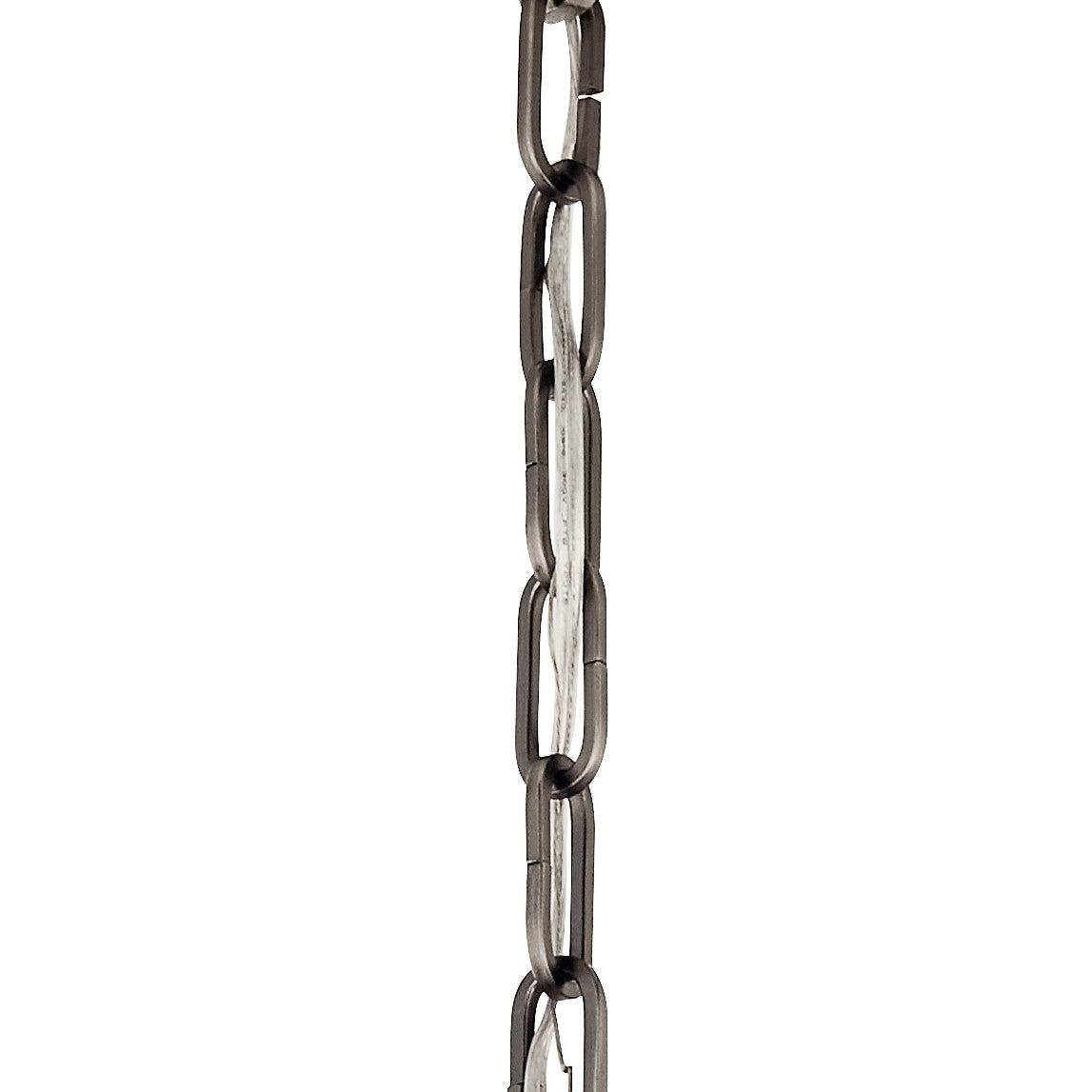 KICHLER 4921CLP Accessory Square Chain, Standard, 36" - Classic Pewter
