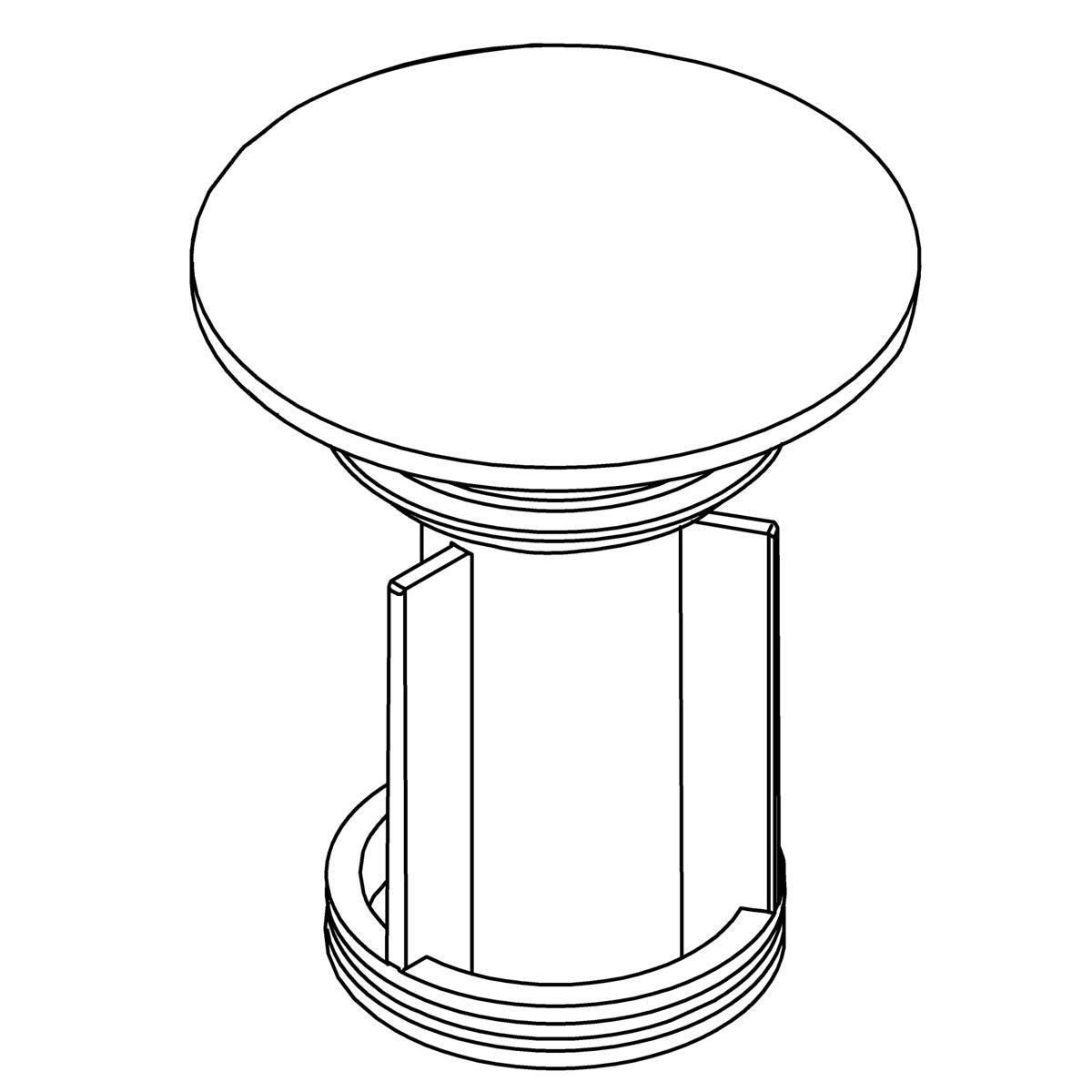 KOHLER Stopper Assembly - Matte Black, K-1585767-BL