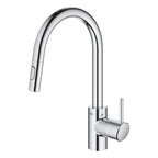 GROHE 3134910E Concetto Single-Handle Pull Down Kitchen Faucet Dual Spray 1.5 GPM - Chrome