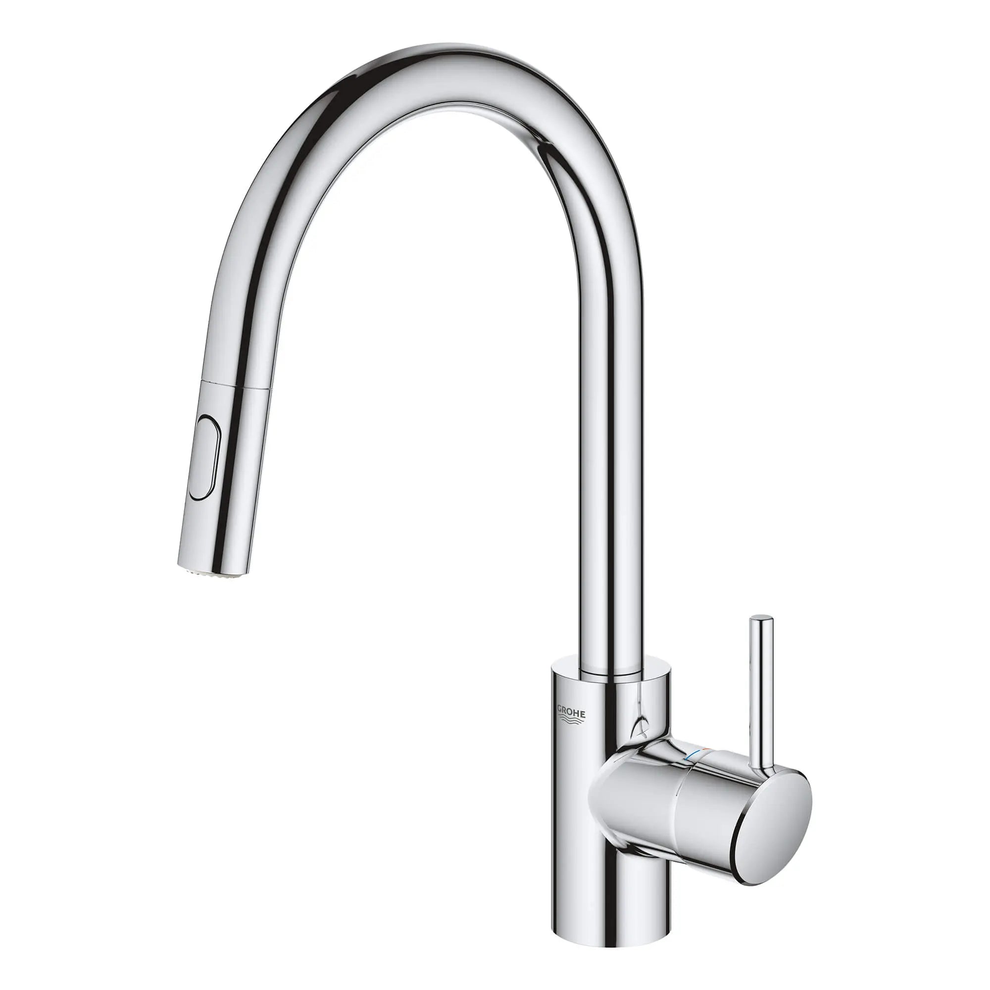 GROHE 3134910E Concetto Single-Handle Pull Down Kitchen Faucet Dual Spray 1.5 GPM - Chrome