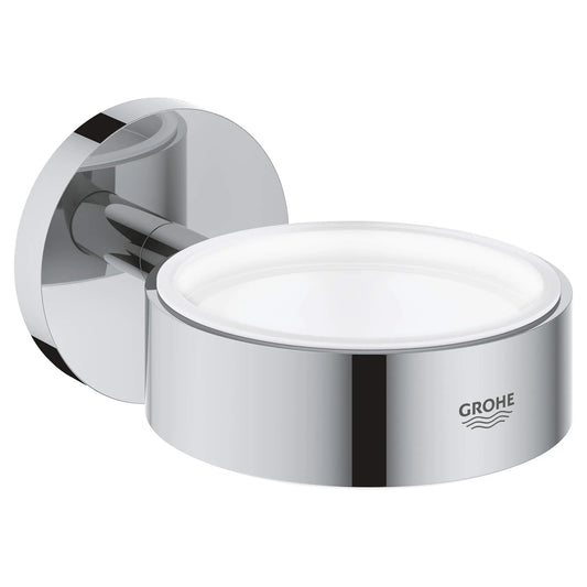 GROHE 40369001 Essentials Holder For Glass, Soap Dish Or Soap Dispenser - Chrome