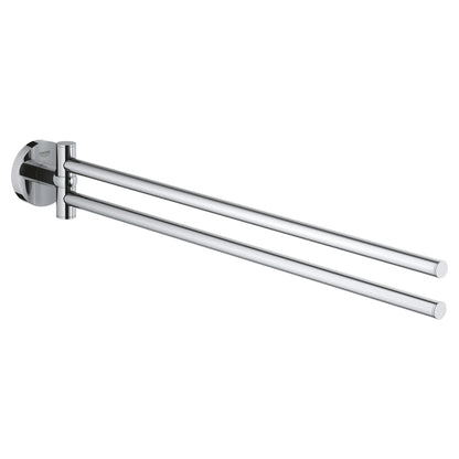 GROHE 40371001 Essentials 18" Double Towel Bar - Chrome