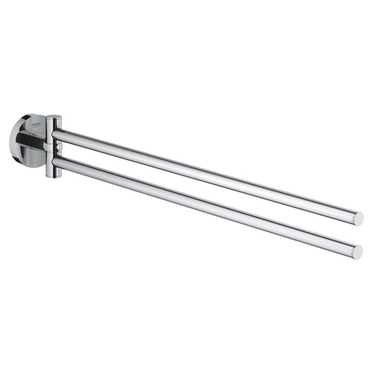 GROHE 40371001 Essentials 18" Double Towel Bar - Chrome
