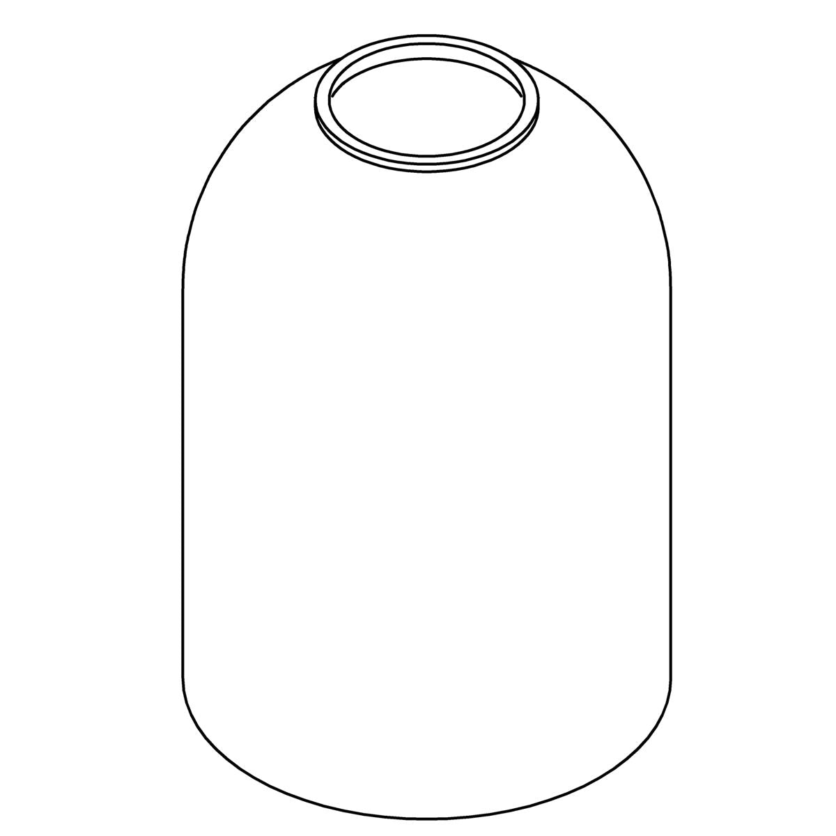 KOHLER Clear Glass Shade, K-1590495