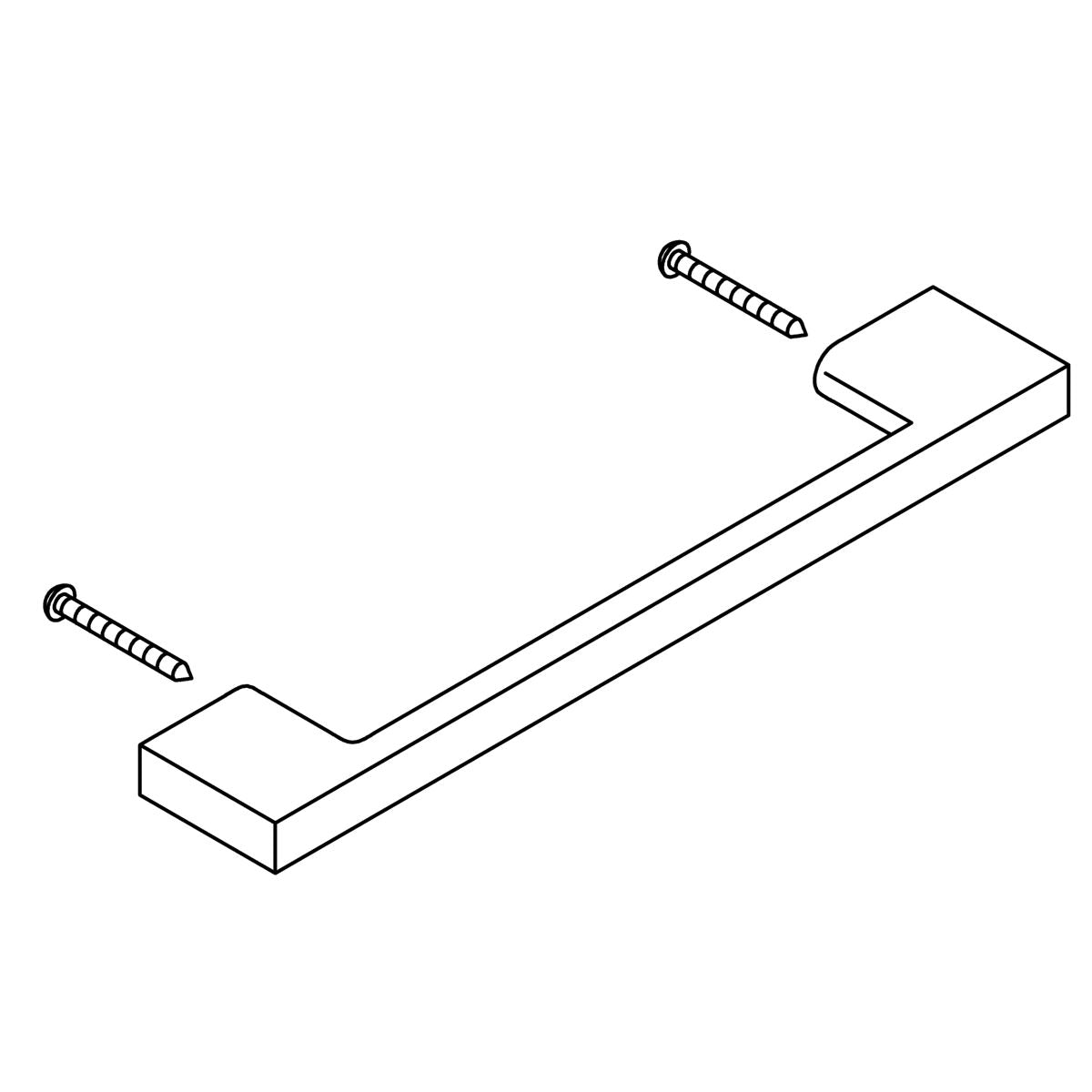 KOHLER 5.1 OSTO Handle Service Kit - Hardware Nickel, K-1590505-HF4