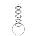 KOHLER Glass Sphere with Threaded Connector, K-1591624
