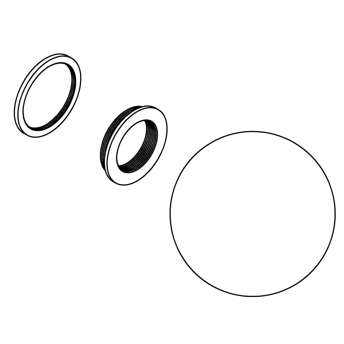 KOHLER Plastic Shade with Adapter - Brushed Nickel, K-1591628-BNL