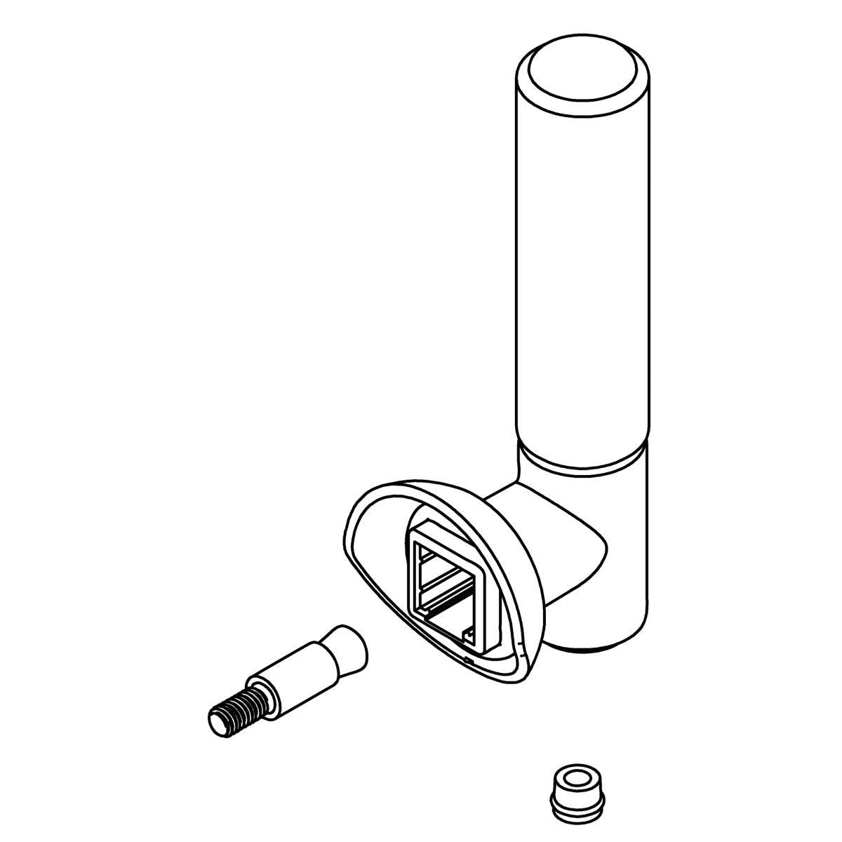 KOHLER Handle Service Kit - Vibrant Brushed Moderne Brass, K-1591991-2MB