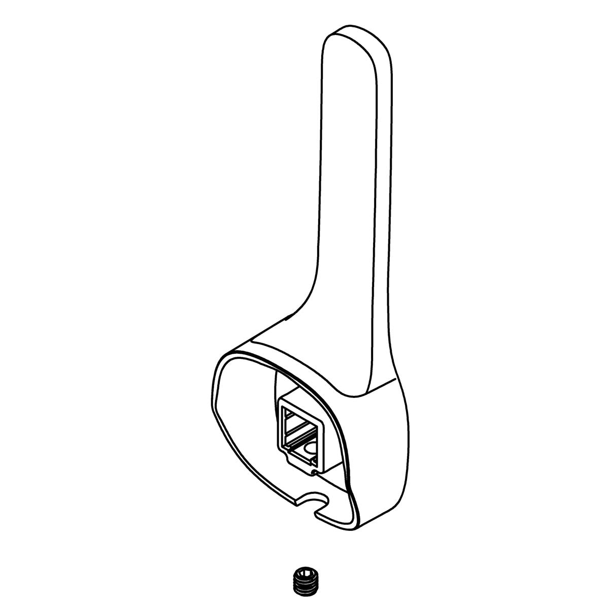 KOHLER Handle Kit - Vibrant Brushed Moderne Brass, K-1594102-2MB