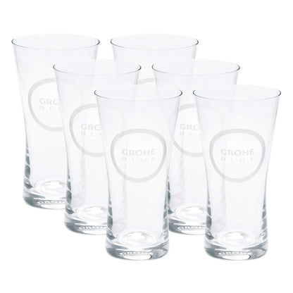 GROHE 40437000 GROHE Blue Water Glasses (6 Pieces)