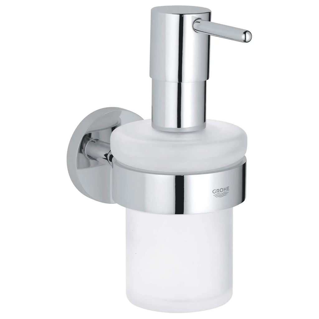 GROHE 40448001 Essentials Soap Dispenser with Holder - Chrome
