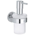 GROHE 40448001 Essentials Soap Dispenser with Holder - Chrome