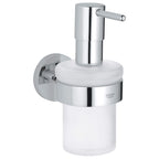 GROHE 40448001 Essentials Soap Dispenser with Holder - Chrome