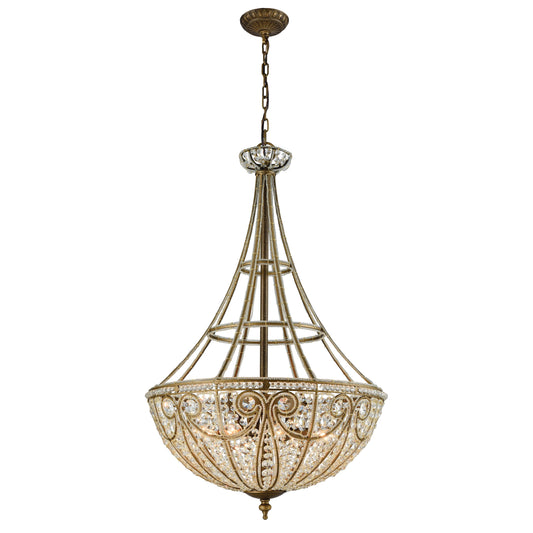 ELK SHOWROOM 15966/8 Elizabethan 22'' Wide 8-Light Chandelier - Dark Bronze