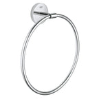 GROHE 40460001 Baucosmopolitan 8" Towel Ring - Chrome