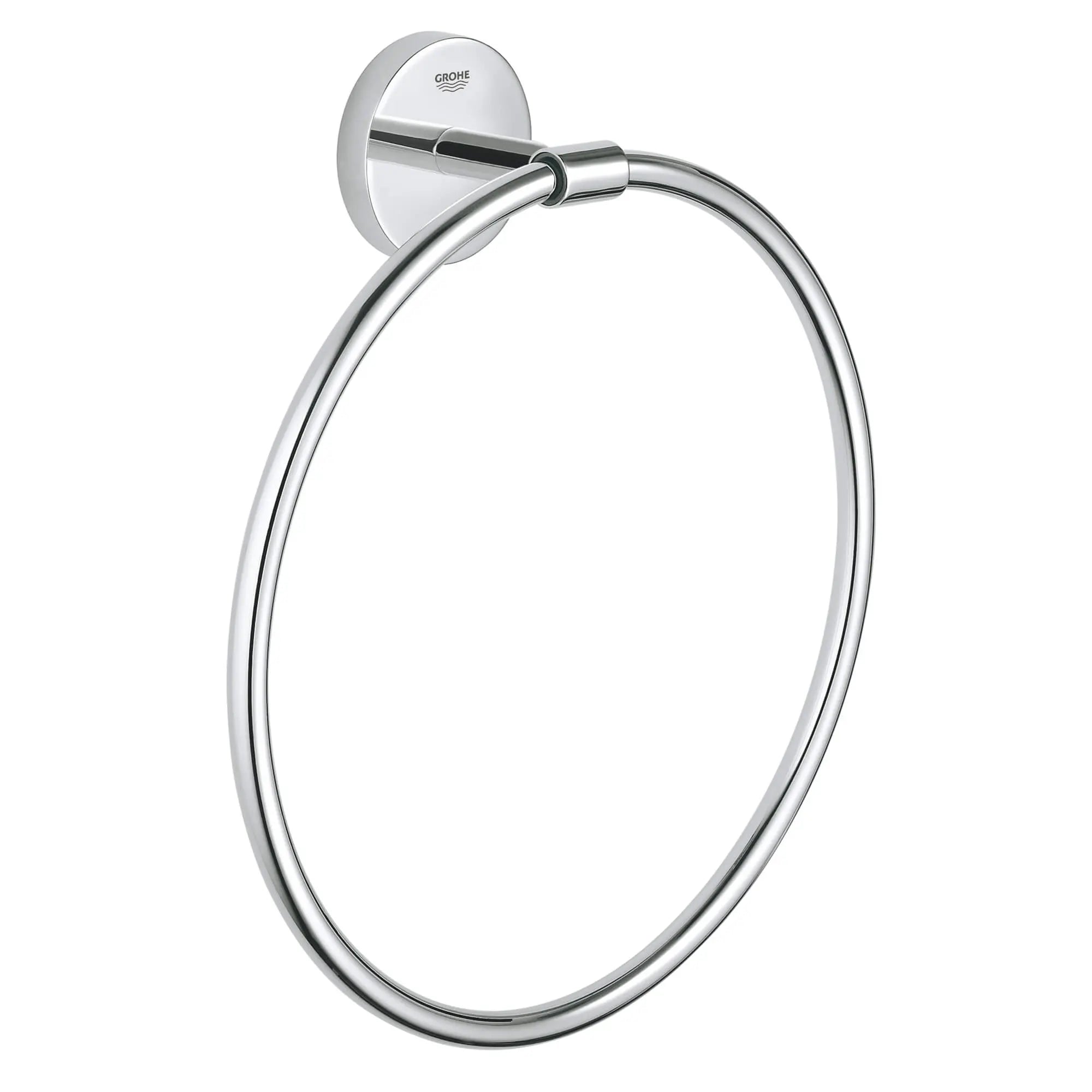 GROHE 40460001 Baucosmopolitan 8" Towel Ring - Chrome