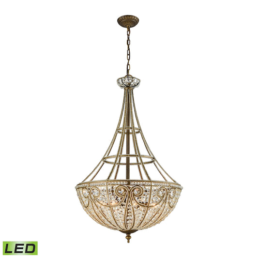 ELK SHOWROOM 15966/8-LED Elizabethan 22'' Wide 8-Light Chandelier - Dark Bronze