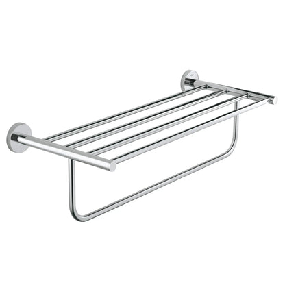 GROHE Baucosmopolitan 22 1/4" Multi-Towel Rack - Chrome, 40462001