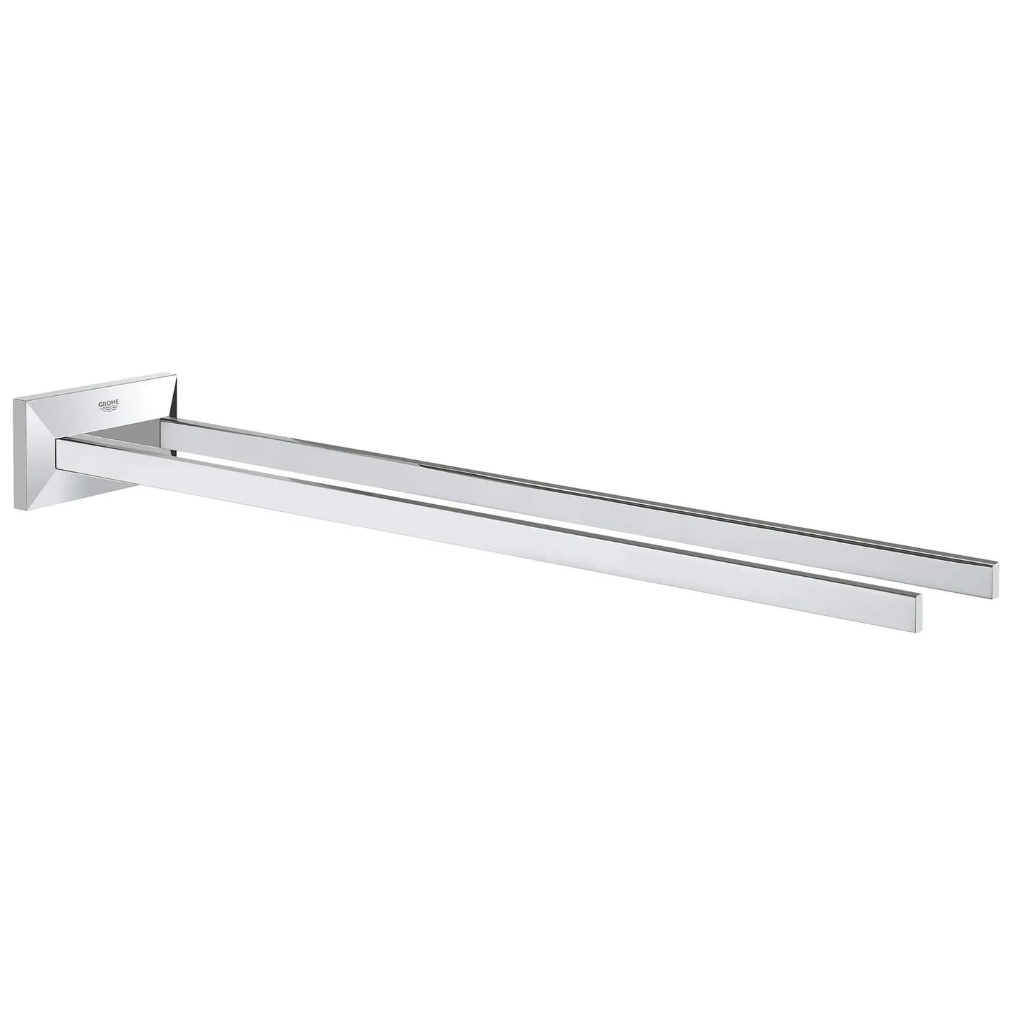 GROHE 40496000 Allure Brilliant 17" Two-Arm Towel Bar - Chrome