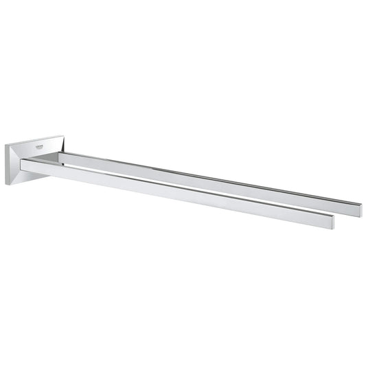 GROHE 40496000 Allure Brilliant 17" Two-Arm Towel Bar - Chrome