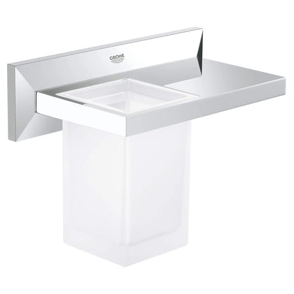 GROHE 40503000 Allure Brilliant Bathroom Shelf with Tumbler - Chrome