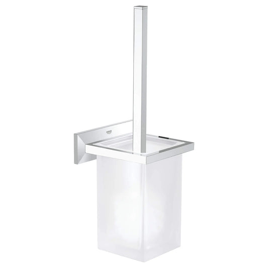 GROHE 40500000 Allure Brilliant Toilet Brush Set - Chrome