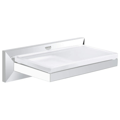GROHE 40504000 Allure Brilliant Soap Dish with Shelf - Chrome