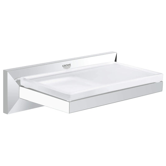 GROHE 40504000 Allure Brilliant Soap Dish with Shelf - Chrome