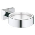 GROHE 40508001 Essentials Cube Holder For Glass, Soap Dish Or Soap Dispenser - Chrome