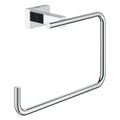 GROHE 40510001 Essentials Cube 8" Towel Ring - Chrome