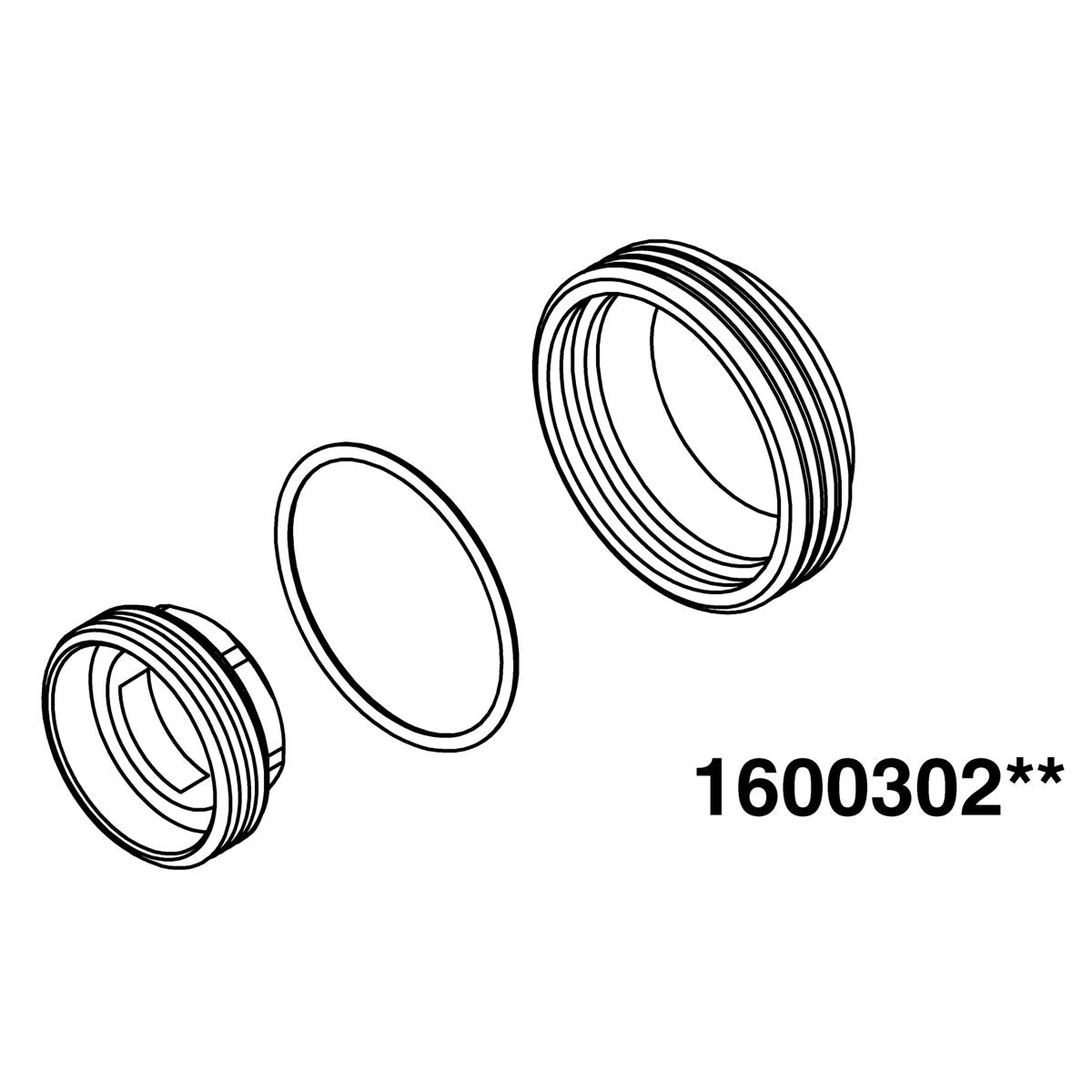 KOHLER Bonnet Service Kit - Vibrant Polished Nickel, K-1600302-SN