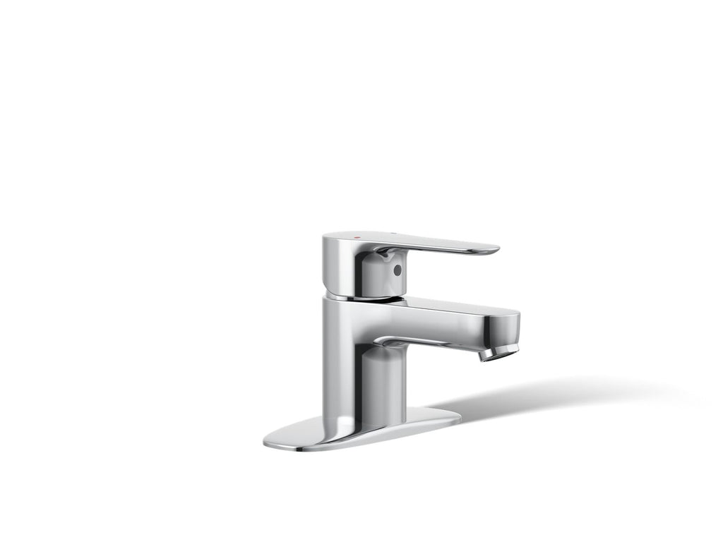 KOHLER K-16027-4-CP July Single-Handle Bathroom Sink Faucet, 1.2 Gpm - Polished Chrome