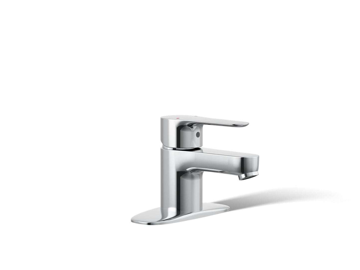 KOHLER K-16027-4-CP July Single-handle bathroom sink faucet, 1.2 gpm - Polished Chrome
