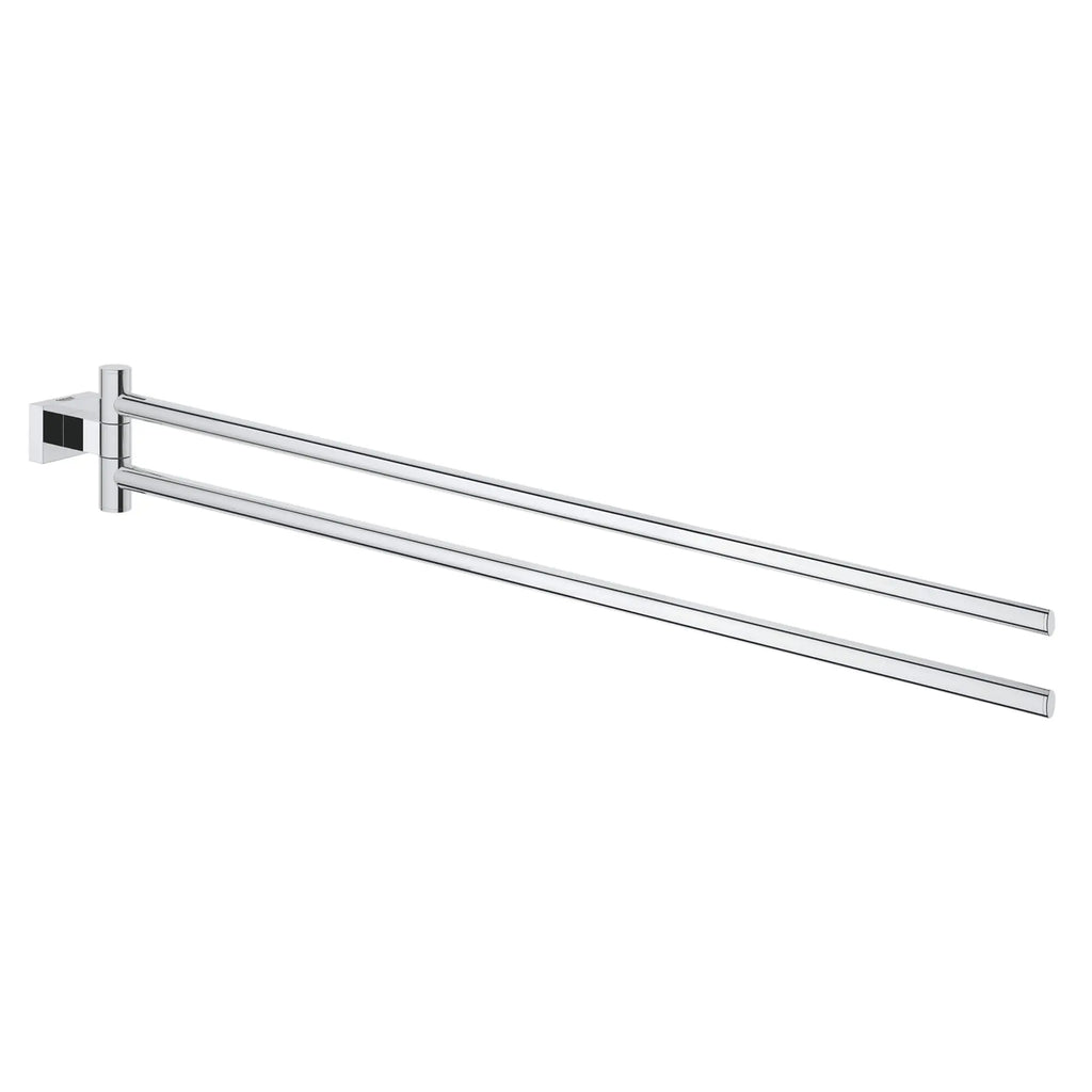 GROHE 40624001 Essentials Cube 18" Double Towel Bar - Chrome