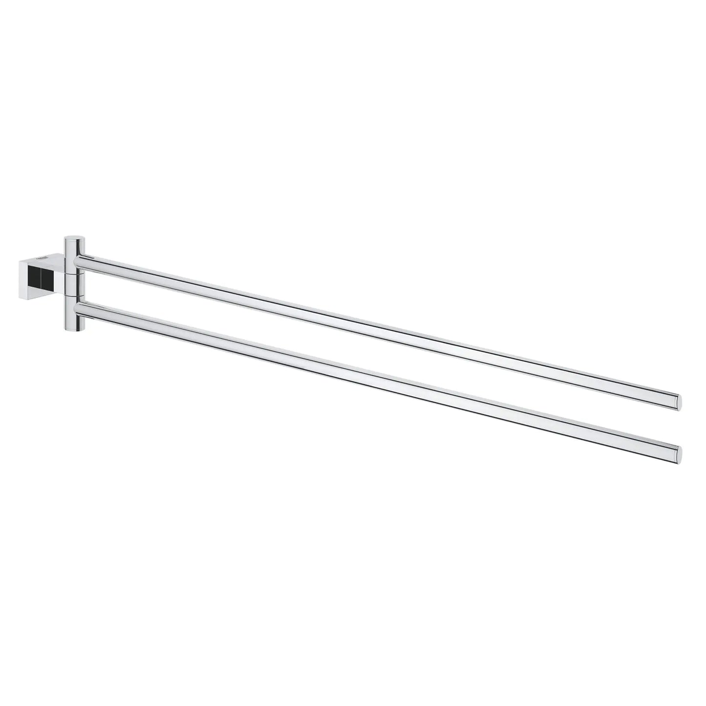 GROHE 40624001 Essentials Cube 18" Double Towel Bar - Chrome
