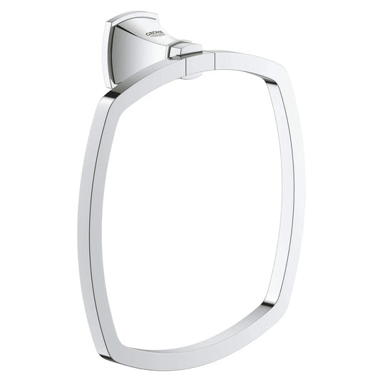 GROHE 40630000 Grandera 8" Towel Ring - Chrome