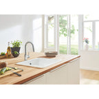 GROHE 31479001 Concetto Single-Handle Pull Down Prep Faucet 1.75 GPM - Chrome