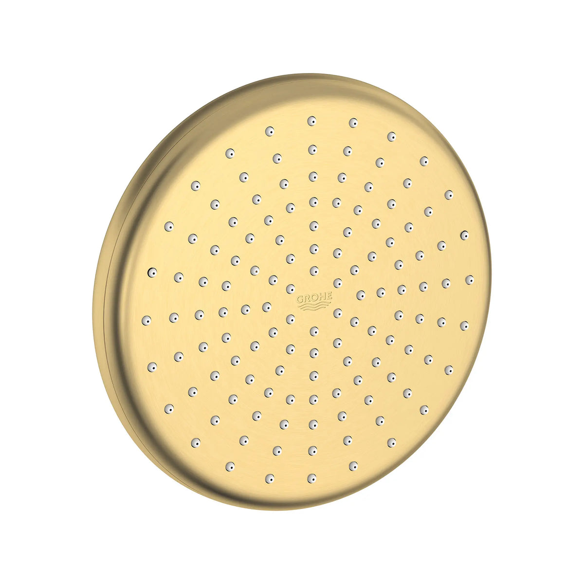 GROHE 26409GN0 Tempesta 210 Shower Head, 8" - 1 Spray, 1.75 GPM - Brushed Cool Sunrise
