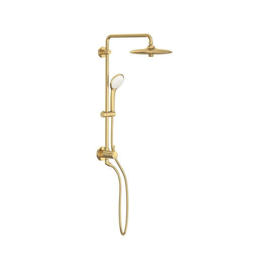 GROHE 27867GN1 Tempesta 260 Shower System - Brushed Cool Sunrise