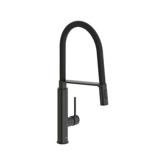 GROHE 314922430 Concetto Single-Handle Semi-Pro Dual Spray Kitchen Faucet 1.75 GPM - Matte Black