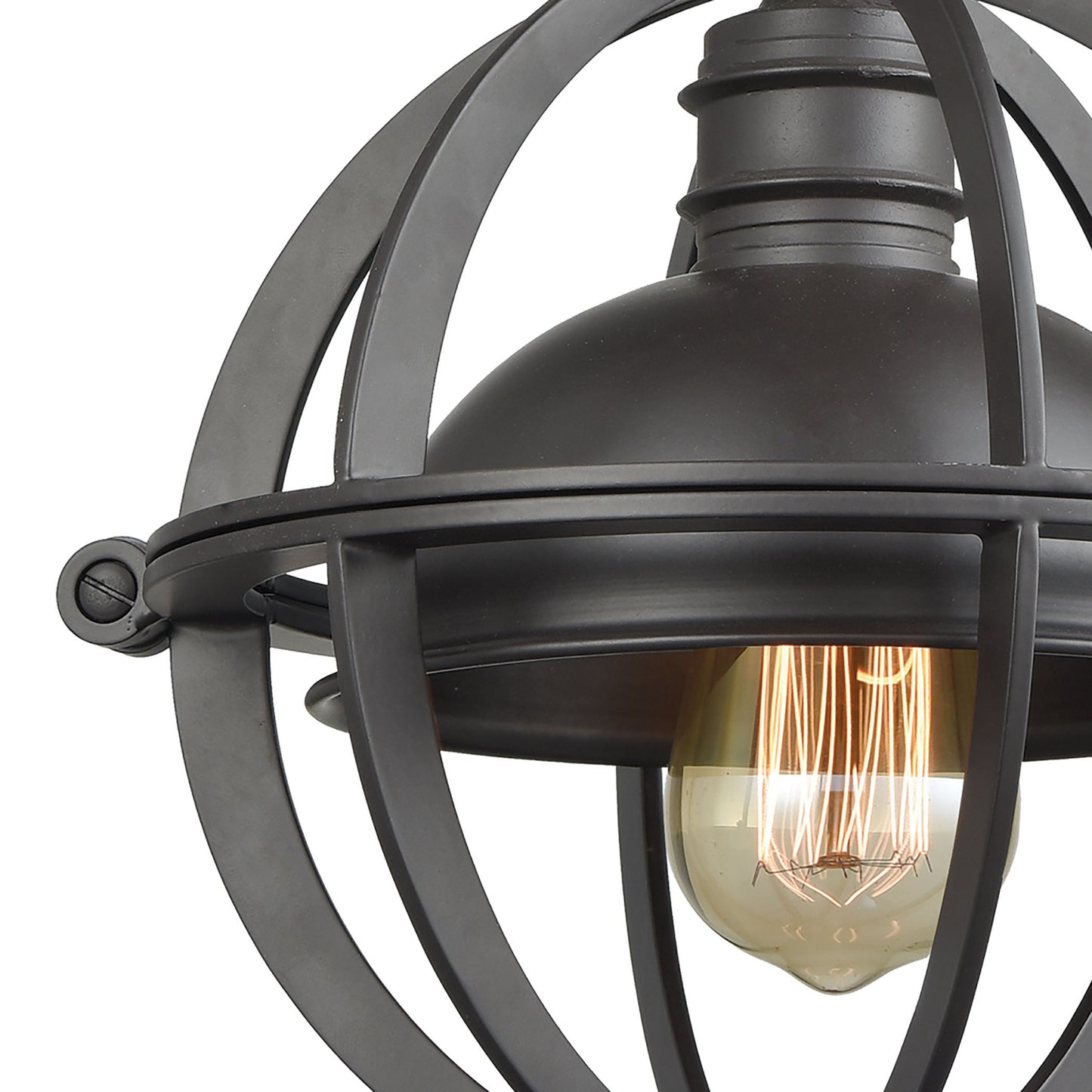 ELK SHOWROOM 16162/1 Aubridge 10'' Wide 1-Light Mini Pendant - Oil Rubbed Bronze