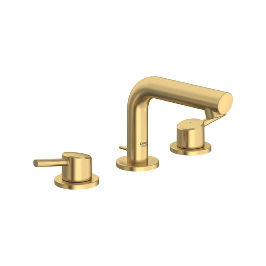 GROHE 20572GN1 Concetto 8-inch Widespread 2-Handle S-Size Bathroom Faucet, 1.2 GPM - Brushed Cool Sunrise