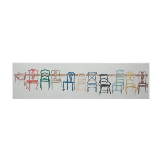 ELK SIGNATURE 1617010 Chair Display - Hand-painted Art on Canvas