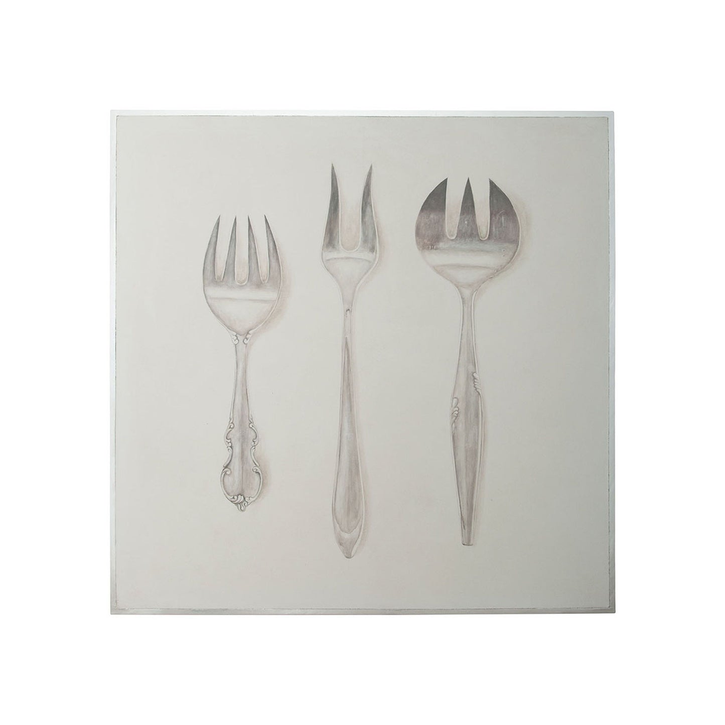 ELK SIGNATURE 1617015 Silver Service - Hand-painted Art on Canvas