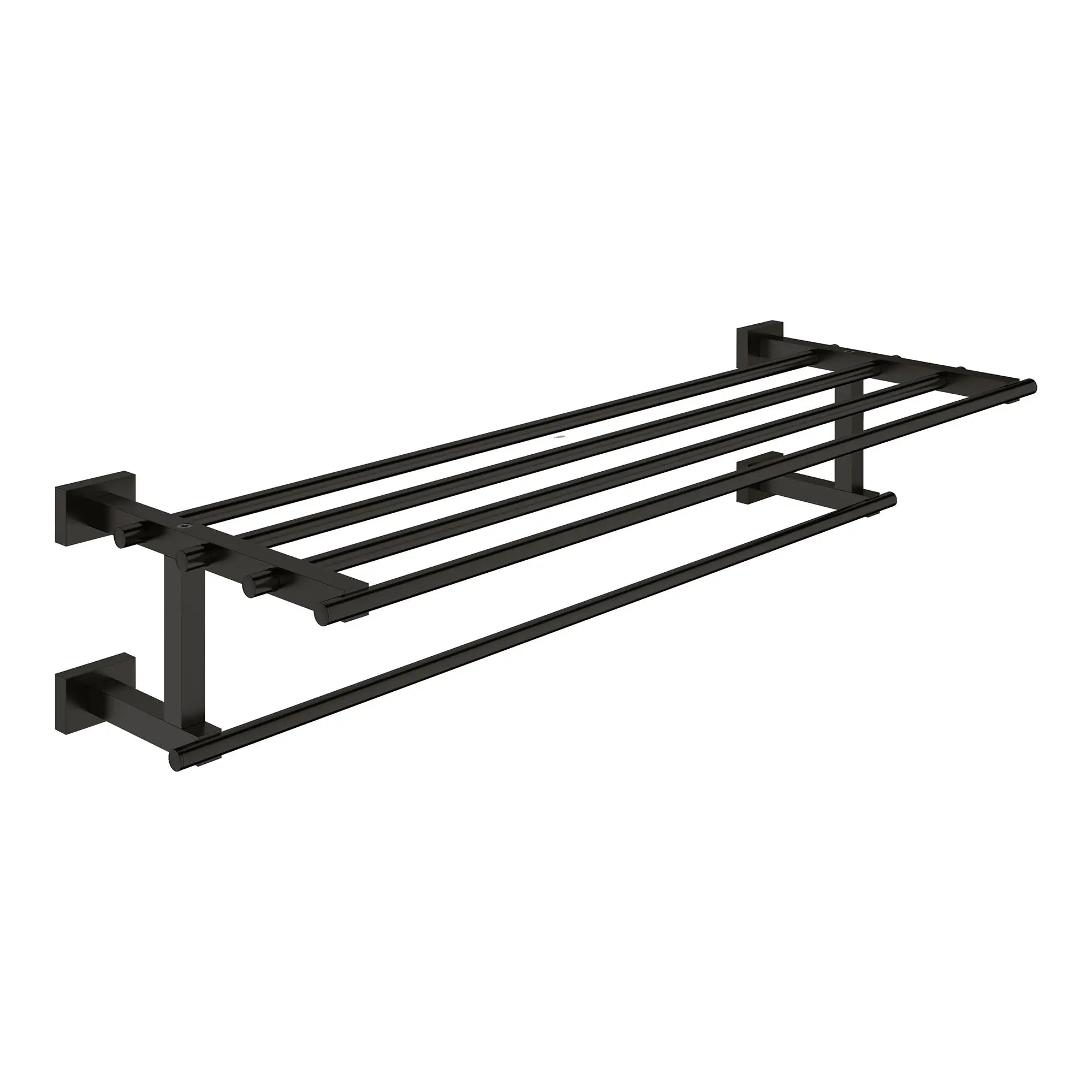 GROHE 405122431 Essentials Cube 23 5/8" Multi-Towel Rack - Matte Black