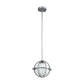 ELK SHOWROOM 16173/1 Aubridge 10'' Wide 1-Light Mini Pendant - Weathered Zinc