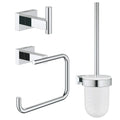 GROHE 40757001 Essentials Cube 3-in-1 Accessory Set - Chrome