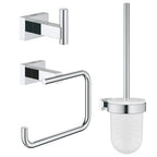 GROHE 40757001 Essentials Cube 3-in-1 Accessory Set - Chrome